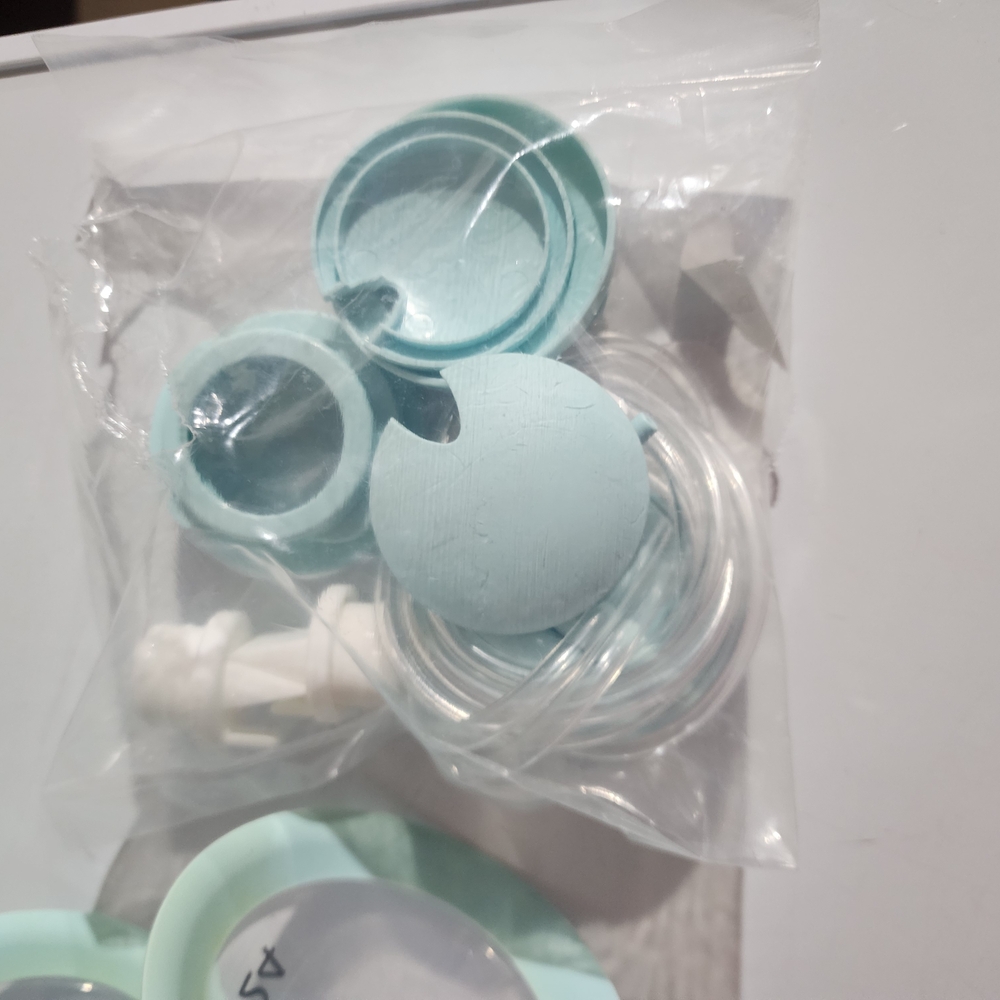 Gray Backpack with Mint Green Device - Picture 4 of 6
